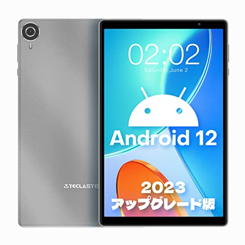 [2023年の最新容量アップグレード版]Android 12 タブレット TECLAST P25Tタブレット10インチ、Android タブレット Wi-Fi 6 モデル、RAM 4GB+ROM 64GB+1TB拡張可能、1.8Ghz 4