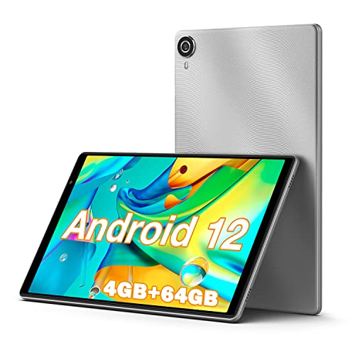 Android 12 タブレット 10インチ wi-fiモデル、TECLAST P25T タブレット アンドロイド Google GMS認証、4GB RAM+64GB ROM+1TB TF拡張、1.8Ghz 4コアCPU、グレー タブレッ