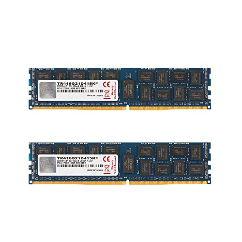 v-color Hynix 純正IC サーバー用メモリ DDR4-2133MHz PC4-17000 32GB (16GB×2枚) ECC Registered DIMM 1Gx4 2Rx4 1.2V CL15 TR416G21D415K