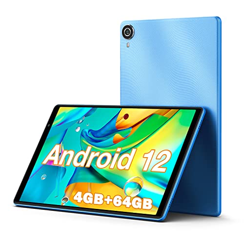 Android 12 タブレット 10インチ wi-fiモデル、TECLAST P25T タブレット アンドロイド Google GMS認証、4GB RAM+64GB ROM+1TB TF拡張、1.8Ghz 4コアCPU、ブルー タブレッ