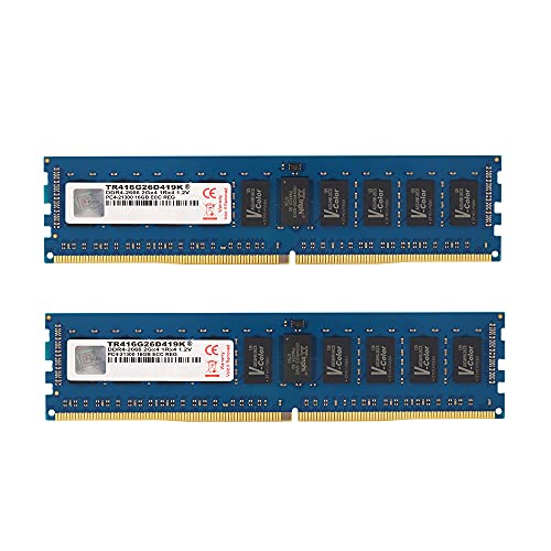 v-color サーバー用メモリ DDR4-2666MHz PC4-21300 32GB (16GB×2枚) ECC Registered DIMM 2Gx4 1Rx4 1.2V CL19 TR416G26D419K