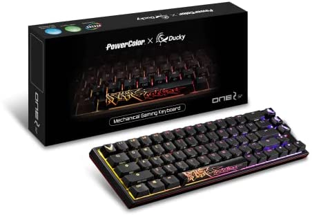 PowerColor × Ducky コラボモデル ゲーミング キーボード PowerColor X Ducky One 2 SF Special Edition DKON1967ST-KUSPDAZTKP(茶軸)