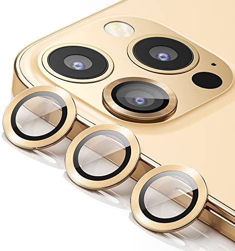 Podick カメラフィルム iPhone 13 Pro/13 Pro Max用 レンズ保護フィルム 高透過率 9H強化ガラス 耐衝撃 キズ防止 アルミ合金 防滴 防塵 剥がれ防止 0.25mm極薄 アイフォン13プロカメラカバー アイフ