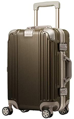 [レジェンドウォーカー ]スーツケース キャリーケース キャリーバッグ フレームタイプ TSAダイヤルロック ダブルキャスター 5509 Sサイズ 1～3泊 3.7kg 35L 5509-48 シャンパンブロンズ