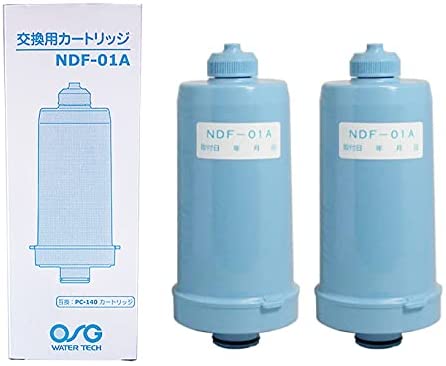 プロトン整水器用 交換カートリッジ NDF-01A 【2本組】 製造元：ニチデン