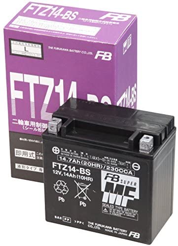 FURUKAWA [ 古河電池 ] シールド型 バイク用バッテリー FTZ14-BS