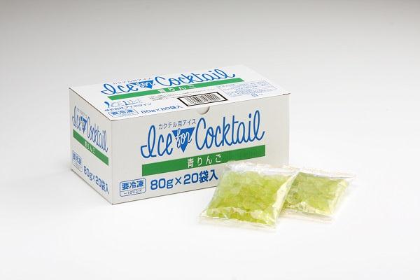[アイスライン] 氷カフェ 青りんご 80g×20袋　【冷凍】業務用 夏 ドリンク