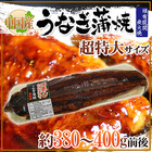 ”うなぎ蒲焼” 約380～400g前後 中国産 ウナギ/鰻/有頭腹開 送料無料