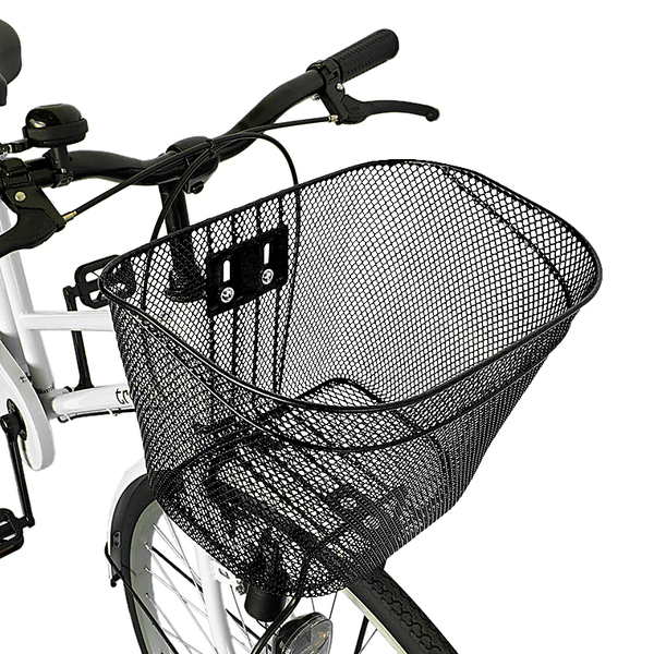 12月中旬以降発送 自転車 デザインフレームで人気 trois トロワ サントラストでシンプルなシティサイクル シティ車 27インチ ママチャリシティサイクル自転車 ホワイト/白 ギアなし