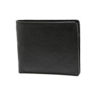 財布 二つ折り財布 ブラック 黒 牛革 本革 レザー メンズ ビジネス SP-WT005-BK