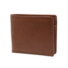 財布 二つ折り財布 ブラウン 茶色 牛革 本革 レザー メンズ ビジネス SP-WT005-BR