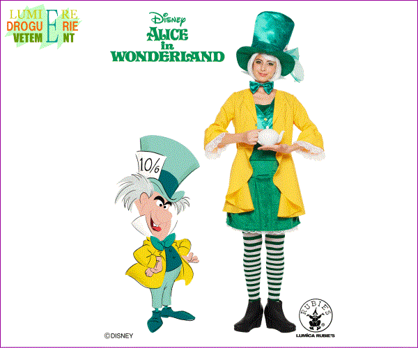 レディ マッドハッター Mad Hatter アリス Alice 不思議の国のアリス Disney ハロウィン コスプレ コスチューム 衣装 仮装 集団仮装 かわいい ワールドショップ