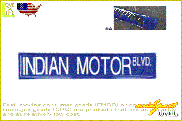 Enamel Sign ホーロー製看板 Indian Motor サイン 看板 地名 雑貨 アメリカン雑貨 アメリカ雑貨 アメリカ Usa かわいい おしゃれ ワールドショップ
