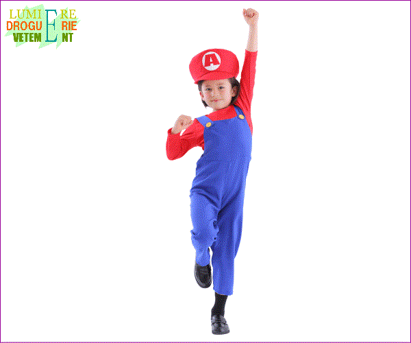 キッズ 100サイズ レッドブラザー ゲーム キャラ ジョーク 子供 ハロウィン コスプレ コスチューム 衣装 仮装 かわいい ワールドショップ