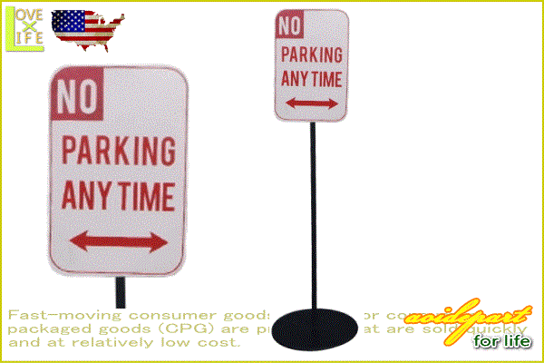 アメリカン雑貨 トラフィックスタンド No Parking サイン 標識 道路 アメリカ雑貨 看板 ボード インテリア アメリカ Usa かわいい おしゃれ ワールドショップ