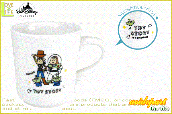 ピクサーキャラクター ゆるかわマグカップ トイ ストーリー トイストーリー ゆる アート ディズニー コップ カップ マグ キャラ グッズ かわいい ワールドショップ