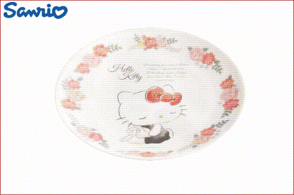 サンリオ 薄肉メラミンプレート半透明 ハローキティ コレクション キティ キティちゃん プレート お皿 メラミン さら 皿 グッズ 食器 かわいい ワールドショップ