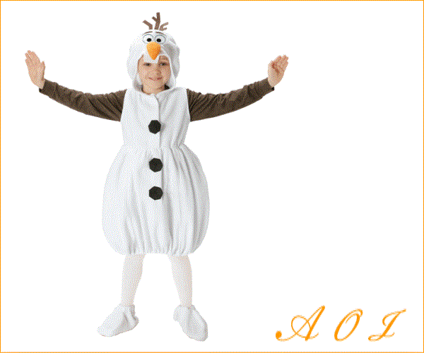 キッズ 95r326 オラフ アナと雪の女王 仮装 パーティ 雪だるま 妖精 ディズニー Disney Olaf Frozen ディズニー映画 アナと雪の女王 当店のコスプレ 衣装 コスチューム 大 ワールドショップ