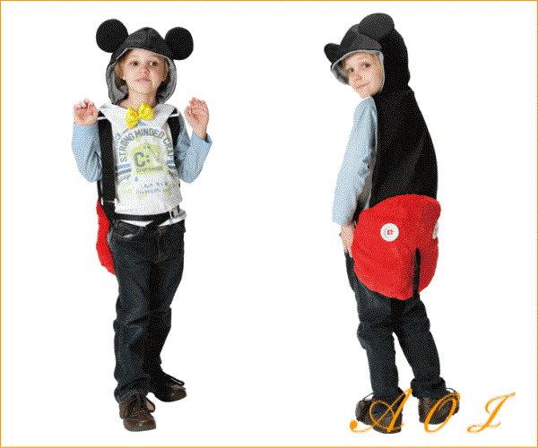 キッズ ミッキーマウス ミニーマウス おしりバッグ バッグ 仮装 カバン ディズニー Disney 仮装 ミッキー ミニー のキャラクターバッグ 当店のコスプレ コスプレ 衣装 コスチューム 大 ワールドショップ