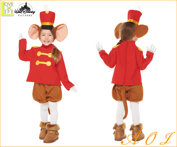 キッズ ディズニーキャラクター ティモシー ダンボー Dumbo ねずみ コスチューム 衣装 イベント キュートな仕上がりで目立つこと間違いなし Disney かわいいキャラクターコスが登場 コスプレ 仮装 ディズニー 新登場 かわいい アニメ