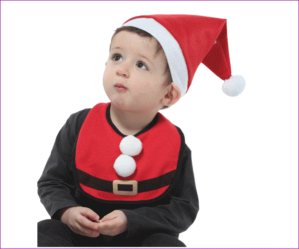 ベビー スタイサンタさん スタイ ベイビー クリスマス サンタ コスチューム 爆買いセール コスプレ 衣装 パーティ サンタクロース かわいい