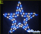 【LED】【2D】【モチーフ】【L2D(C)M500】LED ダブルカラースター【壁掛け】【流れ星】【スター】【星】2色が織り成す美しいお星様キレイです 当店のLEDイルミネーション【イルミネーション】【クリスマス】【電飾】【省エネ】【大人気】【大大人気】