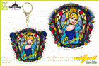 【ディズニープリンセス】ステンドキーホルダー【シンデレラ】【姫】【キーホルダー】【キーチェーン】【かわいい】【ディズニー】【グッズ】【キャラクター】【アニメ】【映画】【ステンドグラス】