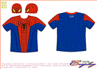 【メンズ】【95R019】アメイジング・スパイダーマン【Spider Man 】【仮装】【パーティ】Tシャツ&ハーフマスクセット♪☆当店のコスプレ♪【コスプレ】【衣装】【コスチューム】【】【 】【大 】