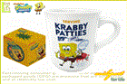 【スポンジボブ】マグカップ【ネイビー】【カーニバーガー】【SpongeBob】【マグ】【コップ】【カップ】【キャラ】【食器】【ボブ】【かわいい】