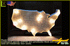 【アメリカン雑貨】マップライト【USA MAP LIGHT】【シルバー】【アメリカンサイン】【ブリキ】【電飾】【ライト】【雑貨】【インテリア】【装飾】【アメリカ雑貨】【アメリカ】【USA】【かわいい】【おしゃれ】
