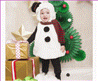 【ベビー】マシュマロスノーマン【カバーオール】【ベイビー】【ロンパース】【クリスマス】【スノーマン】【サンタクロース】【パーティ】【コスプレ】【衣装】【コスチューム】【かわいい】