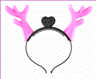 【グッズ】光るツノカチューシャ【ELEX】【ピンク】【ヘッドピース】【アイテム】【小物】【トナカイ】【クリスマス】【コスプレ】【コスチューム】【衣装】【仮装】【かわいい】