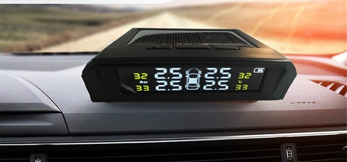 【送料無料】ソーラー式タイヤ空気圧モニター　USB二重充電 ソーラーワイヤレスTPMS 空気圧温度測定 リアルタイム監視 モニタリングシステム　通販