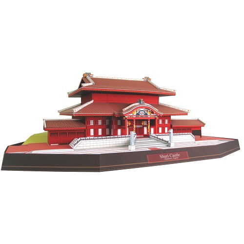 送料無料 首里城模型 模型 インテリア 装飾 ミニチュア 建築物模型 建築物 ペーパークラフト模型 通販 A