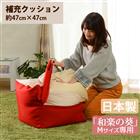 【日本製】 補充クッション 「M」専用 約47×47cm ビーズクッション ビーズソファ