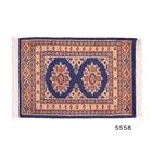 【45×75cm】 パキスタン 玄関マット 手織り ウールラグ 長方形