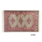 【46×79cm】 パキスタン 玄関マット 手織り ウールラグ 長方形