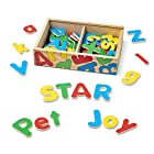 送料無料【Melissa & Doug】ABC木製マグネット Magnetic Wooden Alphabet (メリッサ&ダグ) [並行輸入品]