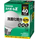 送料無料TOSHIBA ネオボールZ G70ボール電球形 40Wタイプ 昼白色 EFG10EN/9-G70 口金直径26mm