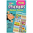 送料無料トレンド ごほうびシール 動物 バラエティセット 738片 Trend Sticker Pad Animal Antics T-5009