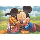 送料無料ディズニー 108ピース ミッキーマウス&プルート D-108-716