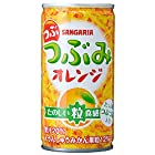 送料無料サンガリア つぶみオレンジ 190g缶×30本