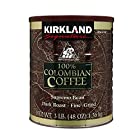 送料無料【KIRKLAND カークランド】 100％コロンビアコーヒー 1.36kgレギュラーコーヒー（粉）　細挽き