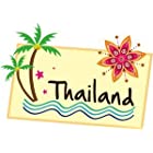 送料無料トラベルステッカー タイランド THAILAND 旅行シール~スーツケース・タブレットPCに