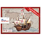 送料無料3Dパズル 帆船 (サンタマリア) SP07-0153