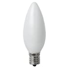 ELPA LED装飾電球 シャンデリア球形 口金直径17mm 電球色 LDC1L-G-E17-G322