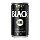 送料無料UCC ブラック無糖 (185g缶×30本入)×3ケース