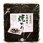 送料無料ホッカン 佐賀県有明海産焼のり 全形10枚×5袋