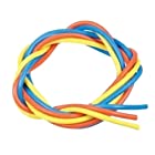 送料無料イーグル模型 シリコン銀コードセット・12G[ゲージ] (青、黄、橙各60cm) 3220