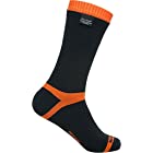 送料無料DexShell(デックスシェル) 防水通気靴下 Hytherm Pro socks (ハイ サーモ プロソックス) DS634 オレンジストライプ L